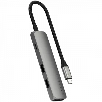 Satechi ST-P4SM liidese jaotur USB Type-C 10000 Mbit/s Hall