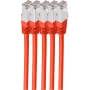 ShiverPeaks BS75711-HR-SET5 punane 1m Cat6 S/FTP võrgukaabel