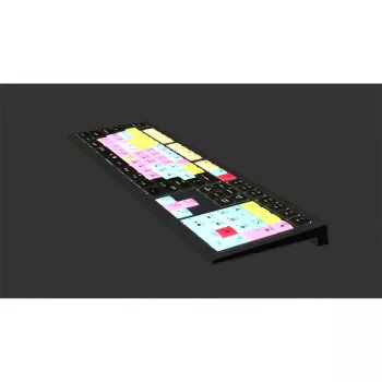 Logickeyboard ASTRA 2 USB QWERTZ-klaviatuur, must, täissuuruses, 104 klahvi