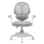 Pöördtool mark adler Junior 4.5 hall — ergonoomiline kontoritool, reguleeritav kõrgus 40–50 cm, võrk-seljatugi, ratastel alus, käetoed, nimmetugi