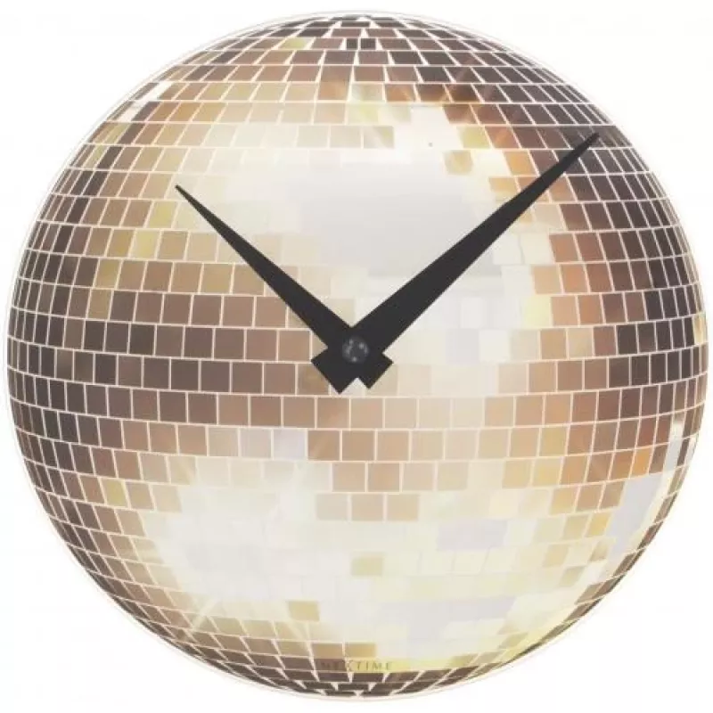 NeXtime kell 5172 Little Disco, Ø20 cm, Seinale, Hõbedane