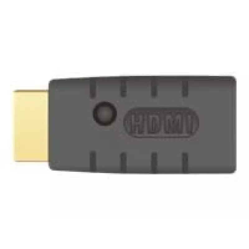 Adapter HDMI (pistik) > HDMI (pesa), EDID-emulaator (must)