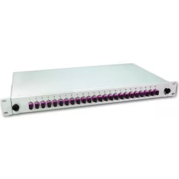 Lightwin LWL Splice Box, 24 kiudu, 24x SC Multimode, 50/125µm OM4 Pigtail Splice Boxes (SPBOX 24G50 OM4 SC)