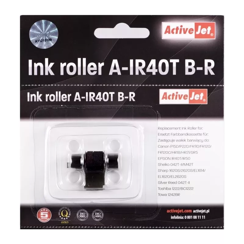 Printeri tindirull ActiveJet A-IR40T tindiprinteritele, Supreme versioon, punane trükk, 5 tk pakendis