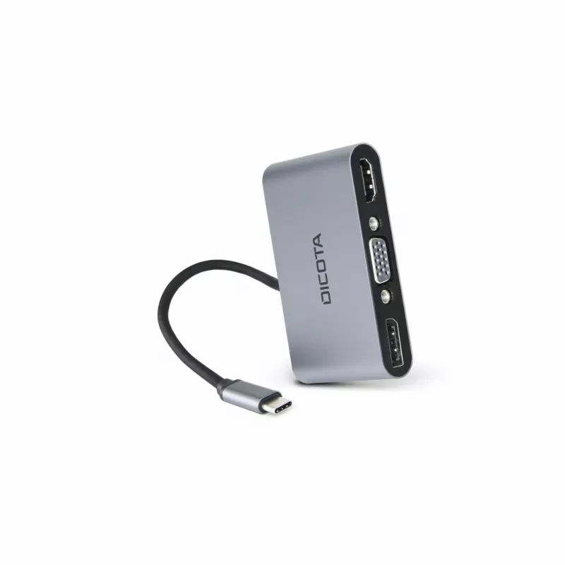 DICOTA D32064 mobiilseadme dokkimisjaam tahvelarvutile/nutitelefonile/sülearvutile hõbedane