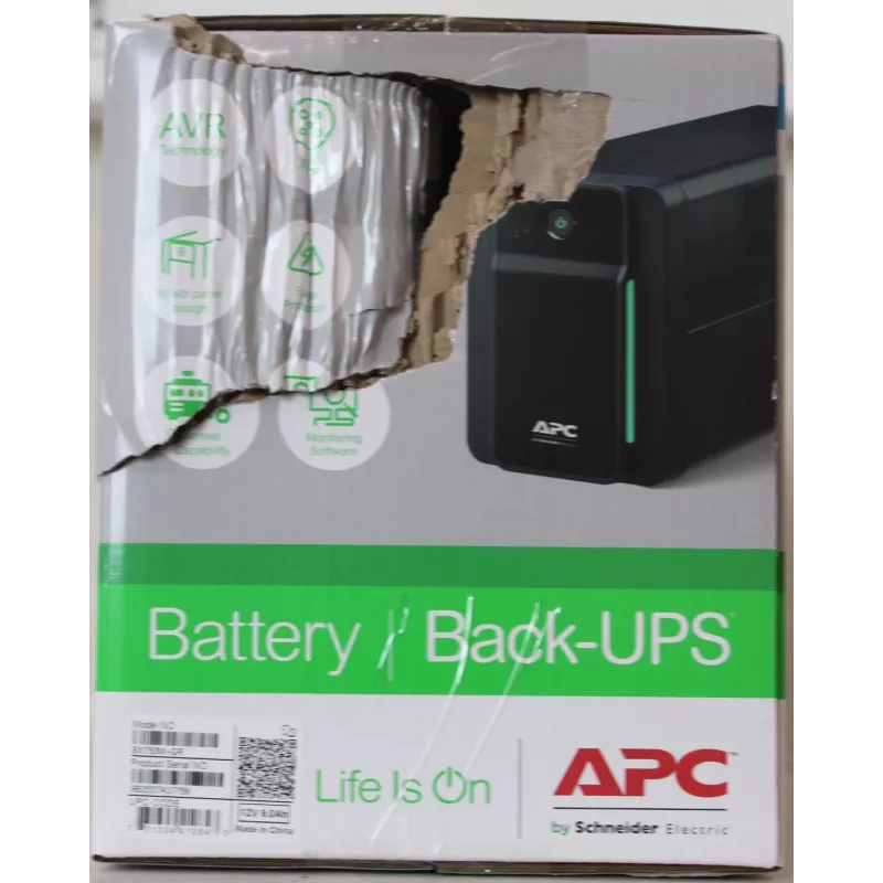 Katkematu toiteallikas Schneider Electric APC Back-UPS BX750MI-GR — 750 VA, 410 W, liin-interaktiivne, sisseehitatud aku