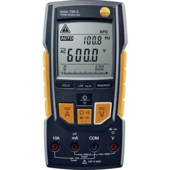Testo digitaalne multimeeter TRMS AC+DC 600 VAC 600 VDC 10 ADC (TESTO 760-2)