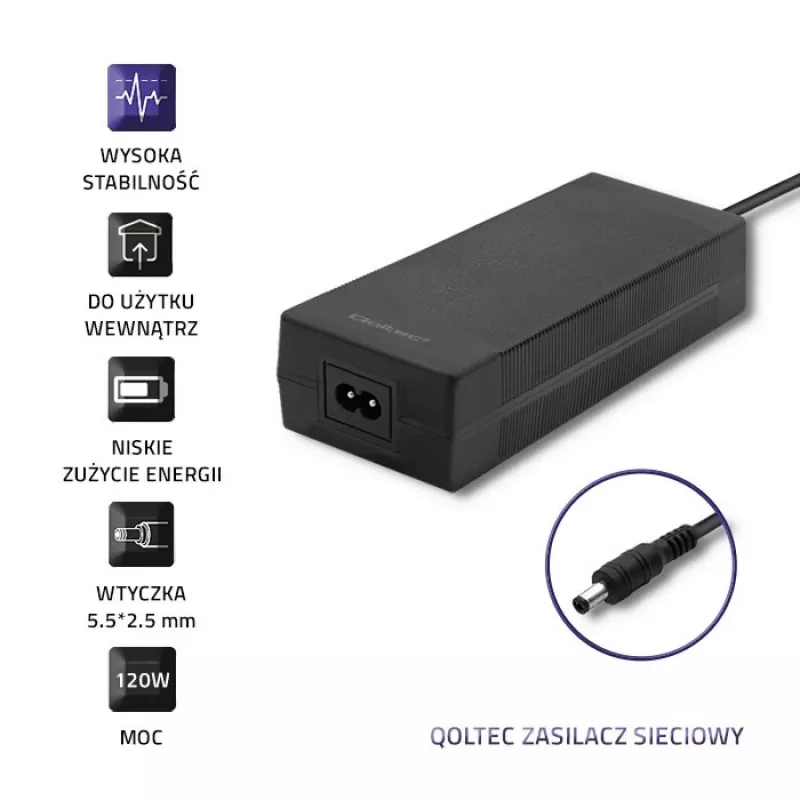 Toiteadapter/inverter Qoltec 50793