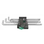 Wera 950/9 Hex-Plus 4 L-kuuskantvõtmete komplekt, meetermõõdustik, kroomitud