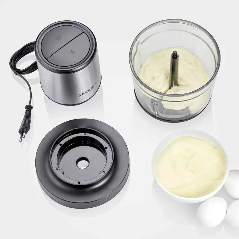 Elektriline köögihakkija Severin KM 3867 1 L 400 W Must Hõbedane Läbipaistev