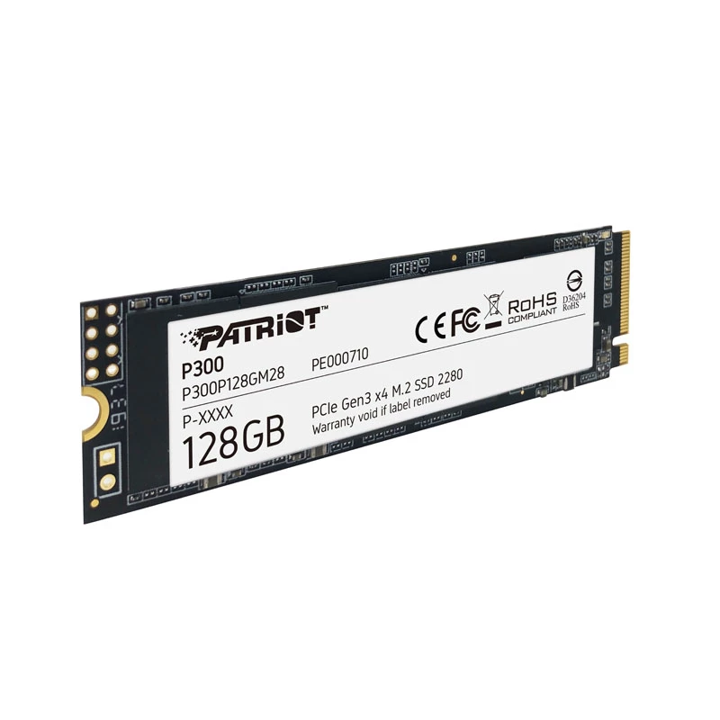 Patriot Memory P300P128GM28 Sisemine pooljuhtketas M.2 128 GB PCI Express NVMe
