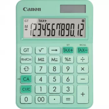 Basic Calculator Canon LS-125KB 12 Digits roheline