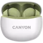CANYON TWS-5 sissepandavad kõrvaklapid, roheline, Bluetooth 5.3, puutetundlik juhtimine, laadimissisend: USB-C