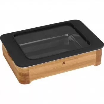 WMF Fusiontec ristkülikukujuline keraamika, teras, puit vormiroog