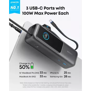 Kaasaskantav akupank Anker A1695H11 25000 mAh