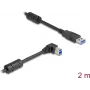 DeLOCK USB-kaabel A-tüüpi isane B-tüüpi isasele 90° paremnurkne 2 m