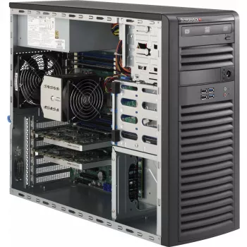 Supermicro - SuperChassis 732D4-903B (must) - Torn - E-ATX 900 W Must USB/Audio