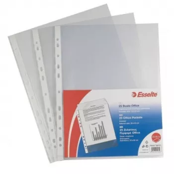 Sleeves Esselte, A3, 75 mikronit, matt, vertikaalne, pakendis 50 tk.