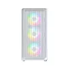 PC-korpus Montech X5M (W) Micro Tower, valge — Micro-ATX/Mini-ITX, toetab ATX-toiteplokki, 3x120 mm ees, 1x120 mm taga, 2x3,5 tolli sahtlit, 4x2,5 tolli sahtlit