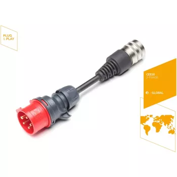 Juice Technology turvaadapter JUICE CONNECTOR, CEE16 / 400V, 3-faasiline (punane, JUICE BOOSTER 2 jaoks)