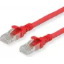 Roline - patch-kaabel - RJ-45 (M) kuni RJ-45 (M) - 1 m - SFTP, PiMF - CAT 6 - halogeenivaba, vormitud, keerutatud - punane