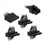 SATA modulaarkaabel Kolink KL-CBR-SAT — modulaarne SATA toitepikenduskaabel PSU ühenduste jaoks