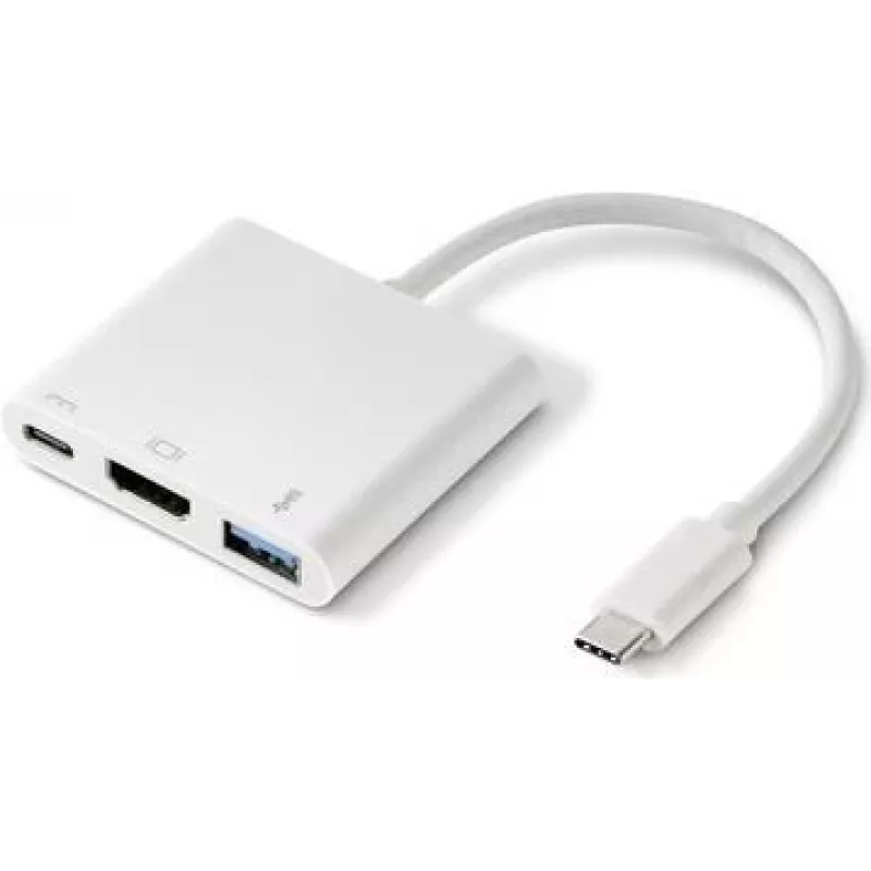 Renkforce RF-4366444 liidesejaotur USB 3.2 Gen 1 (3.1 Gen 1) USB-C valge (RF-4366444)