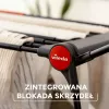 Pesukuivatusrest VILEDA Infinity Flex Ultimate Teleskoop — must, kaetud alumiinium, 30 m kuivatuspinda, kokkupandav, ratastega