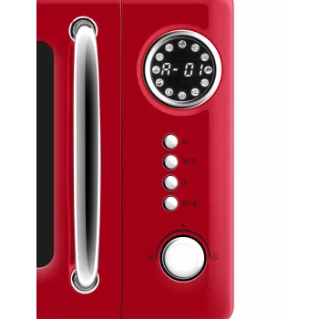 Solo laua mikrolaineahi ETA Storio Red Solo — 20 L, 700 W, 5 võimsustaset, 245 mm pöördalus