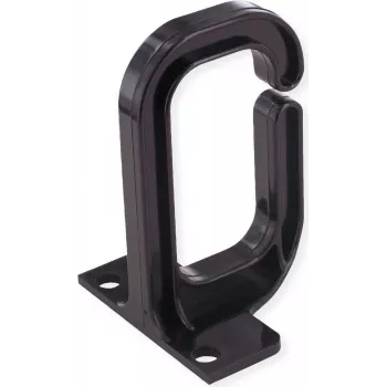 VALUE kaabliaas, 40×80 mm, plastik, must (26.99.0323)