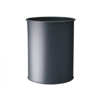 Vastupidav prügikast 330158 15 L ümmargune metallist antratsiit
