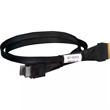 Sisemine SAS-kaabel RAIDSONIC MB206L-B õhuke 50 cm SAS 8i OCuLink 4i-le