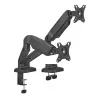 Monitor Arm up up Economical Interactive Counterbalance Dual Monitor Arm Matte Must VESA 75x75/100x100