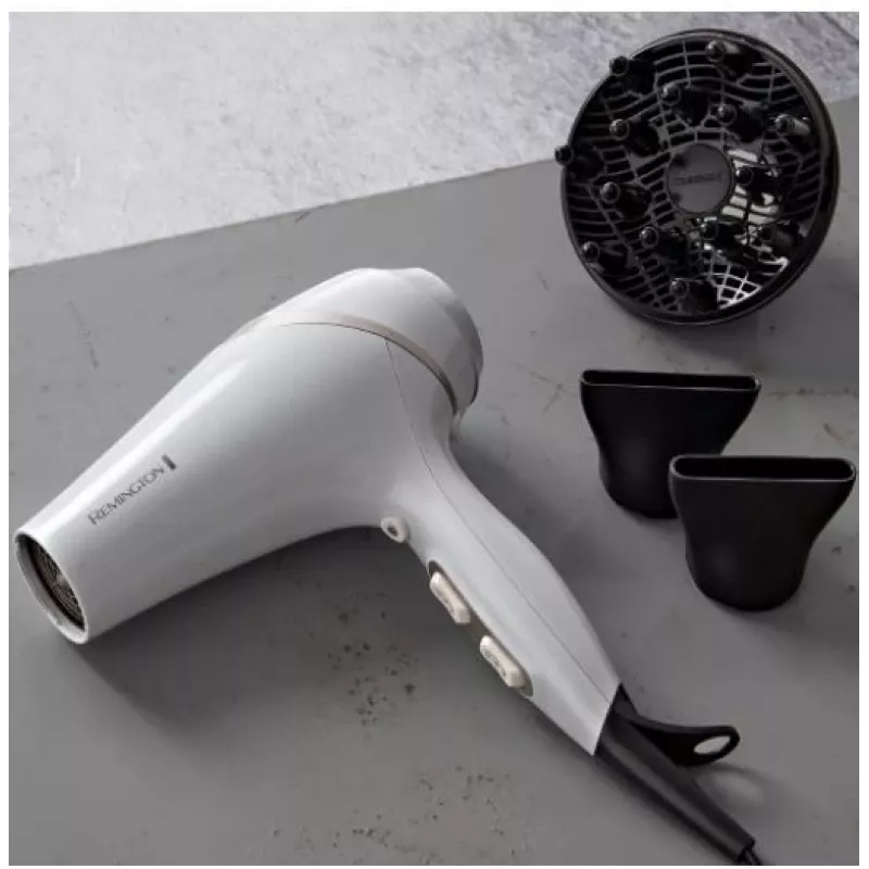 Föön Remington AC8901 HYDRAlux 2300 W 3 temperatuuriseadet ioonfunktsioon difuusorotsik valge
