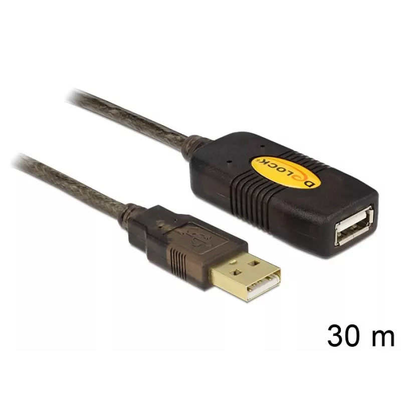 USB-kaabel DeLOCK 30m USB2.0 USB A Must