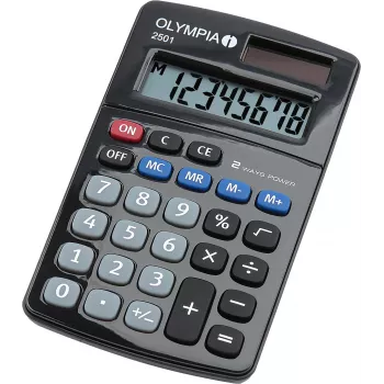 Basic Calculator Olympia 2501 Desktop Must Blue hall