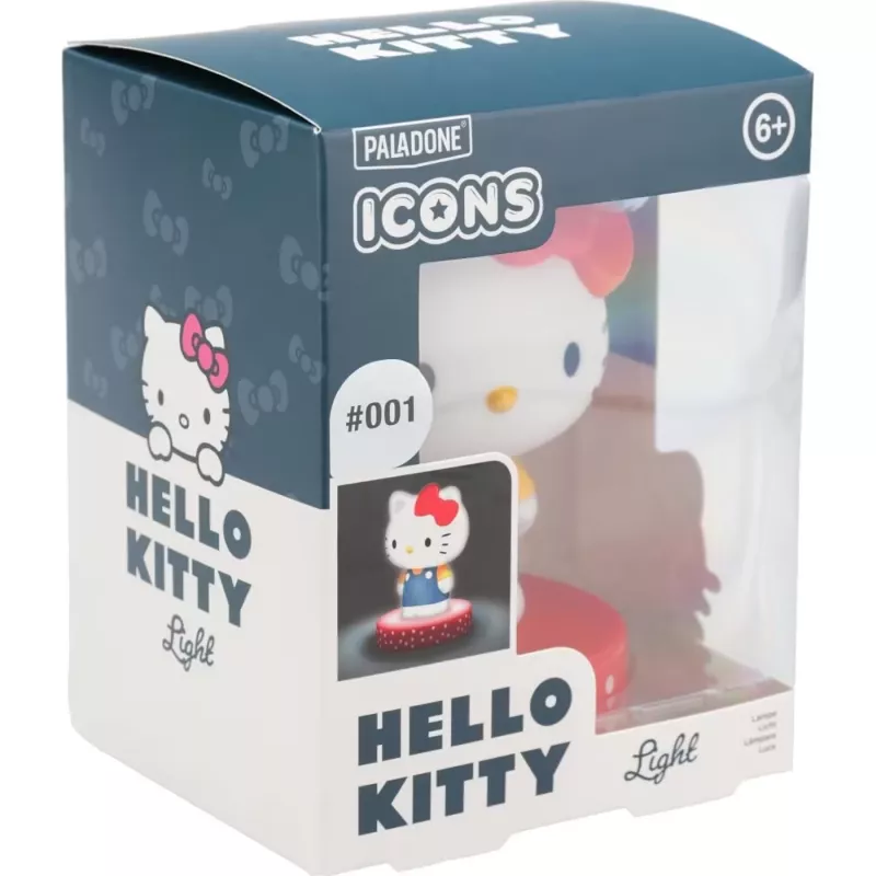 Paladone Hello Kitty Icon Light — dekoratiivne LED-ikooniga laualamp, kompaktne öövalgusti