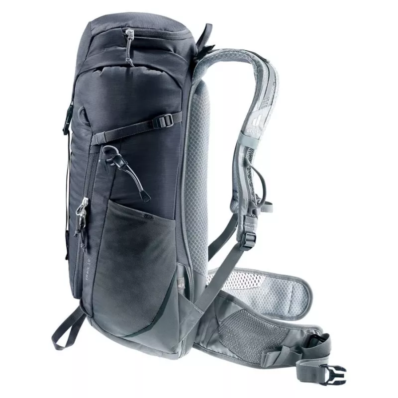 Seljakott DEUTER Trail 18 I — päevakott, 18 L, must/põlevkivihall