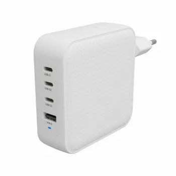 Hyper HyperJuice 100W USB-C GaN Travel Charger 3C+1A - Valge (HJ1002WHWWGL)