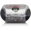 Kaasaskantav raadio ja CD-mängija Lenco SCD-24TR — FM, 4W väljund, LCD, teleskoopantenn, vahelduvvool/alalisvool, 6×C patareid