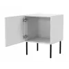 Öökapikomplekt 2 tk cama meble PALAZZO BIS 45×39×K59 cm, valge matt, MDF/puitlaastplaat