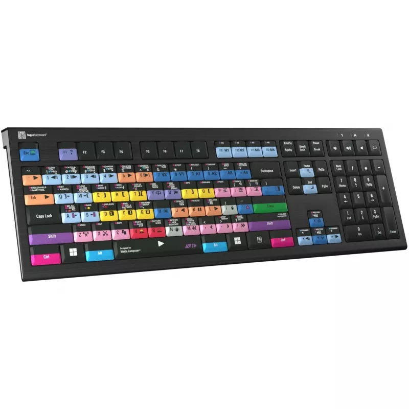 LogicKeyboard Astra 2 Pro Avid Media Composer taustvalgustusega monteerimisklaviatuur, UK, PC
