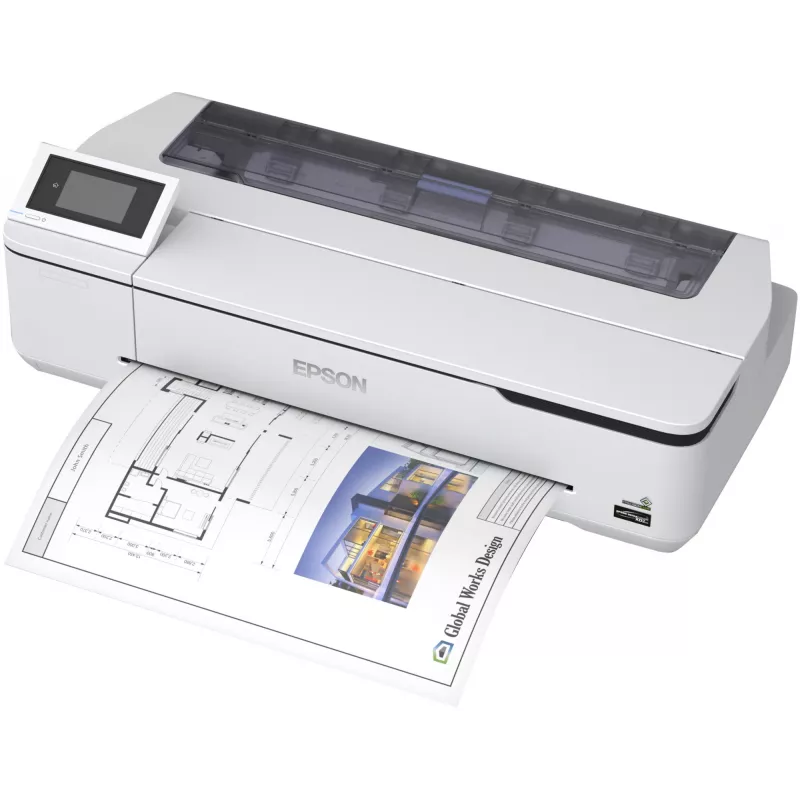 Epson SureColor SC-T3100N, tindiprinter, 2400 x 1200 DPI, ESC/P-R, HP-GL/2, HP-RTL, must, tsüaan, kollane, magenta, PrecisionCore, A1 (594 x 841 mm)