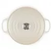 Le Creuset Signature Roaster round 26cm meringue (21177267164430)