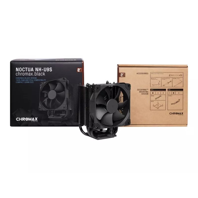 Noctua NH-U9S chromax.Must protsessori õhujahuti