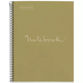 MIQUELRIUS College Notebook Eco Emotions 1 ruled DIN A4 inner margin (A609555)