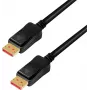 LogiLink CDV0100 DisplayPort-kaabel DP/M - DP/M, 8K/60 Hz, võimendi, must, 10 m (CDV0100)