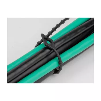 Helmestatud kaabliside DeLOCK 19568 P 150 x L 2,4 mm must 100 tk