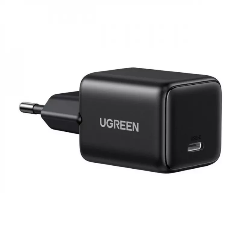 UGREEN X512 20W GaN 1x USB-C seinalaadija - must