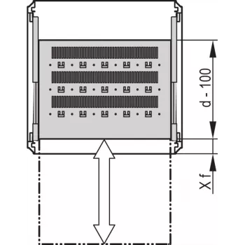 SCHROFF riiuli väljatõmmatav - rack AUSZ.FACH. 800B 700T (22130374)